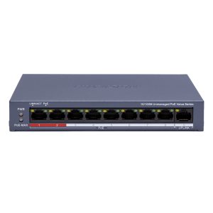 سوئیچ شبکه DS-3E0109P-E/AM(C) (O-STD)/UK برند HIKVISION