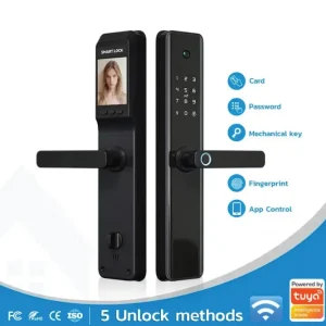 قفل هوشمند دیجیتال با دوربین و صفحه نمایش تویا Tuya برند Smart lock