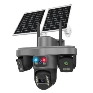 دوربین سولار سیمکارت خور Mini Speed مدل TA4-G چهار لنز نرم افزار O-Kam Pro - سازگار با اینترنت ایران