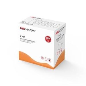 کابل شبکه Hikvision Cat 6 مدل DS-1LN6-UU – طول ۳۰۵ متر